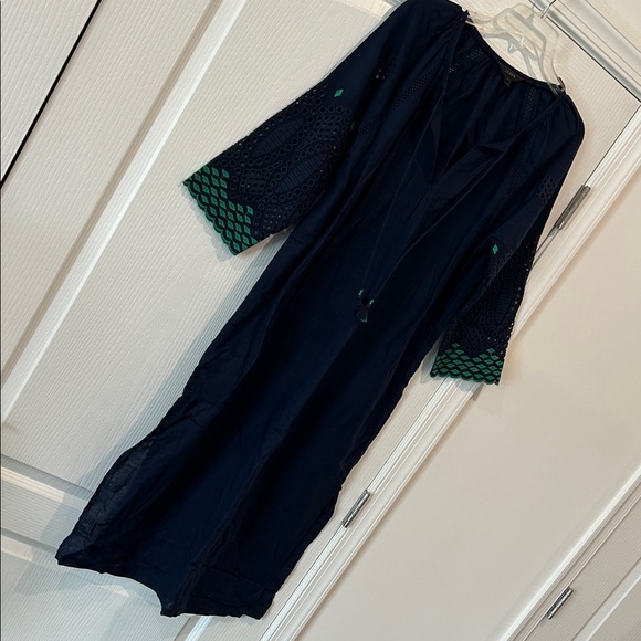 J. Crew Dresses & Skirts - J. Crew Navy and Green Maxi Dress